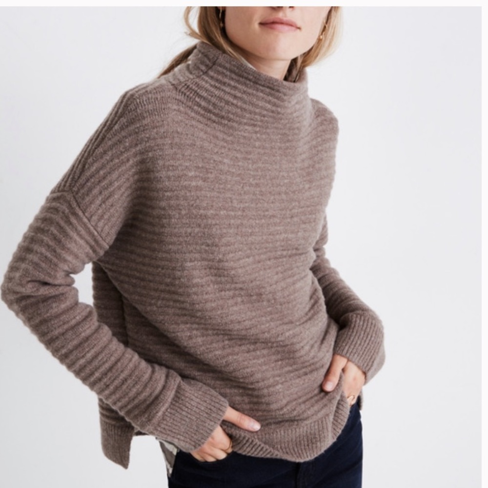 Madewell Belmont Mockneck Sweater XXS